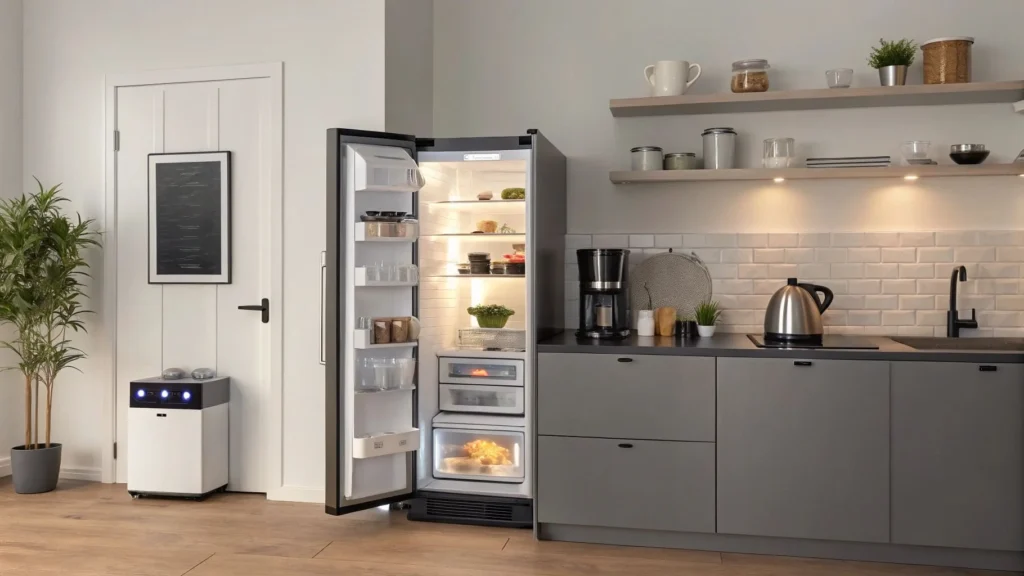 Smart kitchen remodel with voice-controlled lighting and LG ThinQ fridge