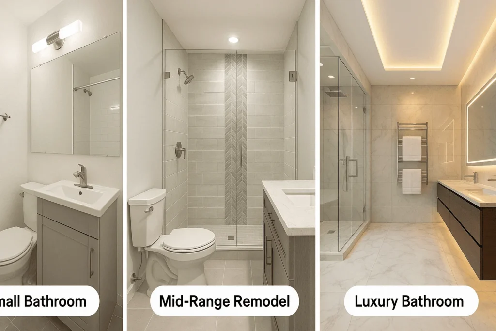 Average Bathroom Renovation Cost by Project Type